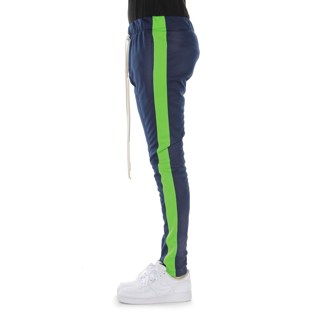 Navy/Lime Green – Track Pants – Equipe